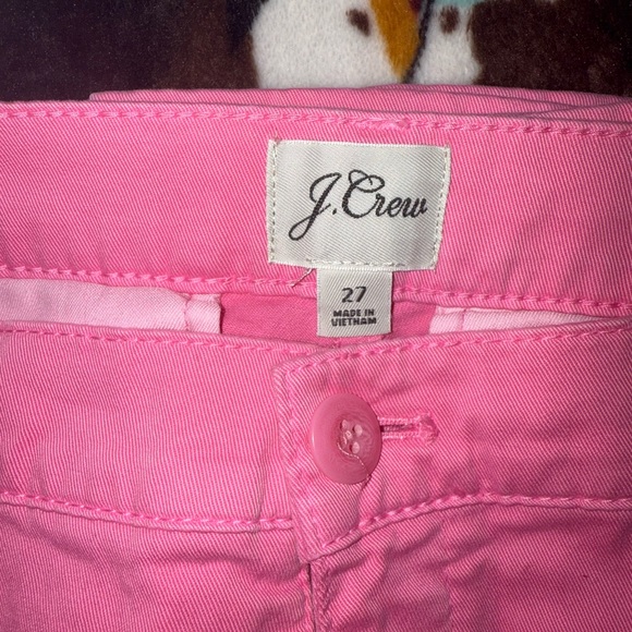 J. Crew Pink Straight Leg Pants Bold and Chic - Picture 3 of 3